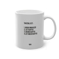 'Takenlijst' Mug